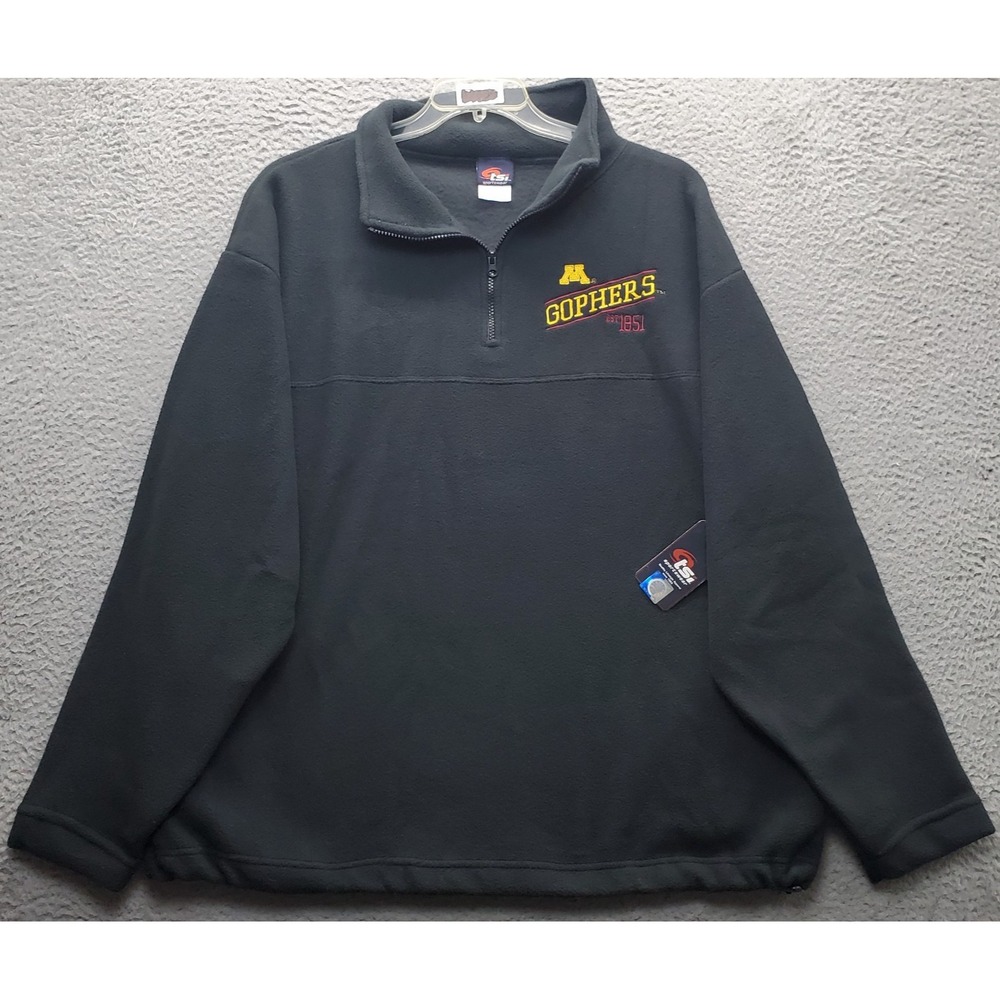 NCAA University of Minnesota Gophers TSI‎ Sportswear Sweatshirt Mens Large Black
